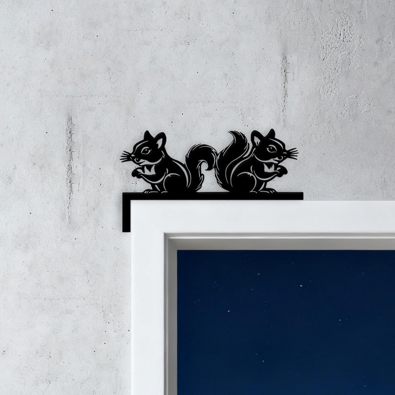 Minimalist Metal Wall Art Squirrel Design Decorative Iron Sculpture Modern Wall Hanging Indoor Outdoor Home Decoration one size чорний
Minimalist Metal Wall Art Squirrel Design Decorative Iron Sculpture Modern Wall Hanging Indoor Outdoor Home Decoration one size чорний
