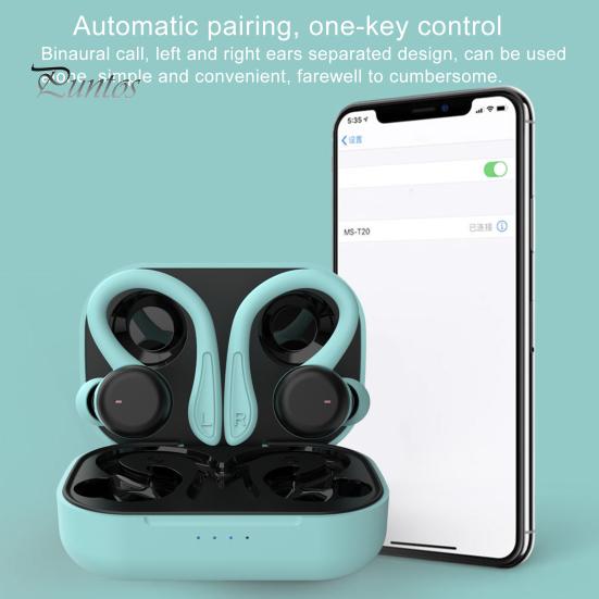 Bluetooth-совместимые наушники с заушным крючком и сенсорным управлением IPX6 водонепроницаемые беспроводные наушники спортивная гарнитура для бега чёрный
Bluetooth-совместимые наушники с заушным крючком и сенсорным управлением IPX6 водонепроницаемые беспроводные наушники спортивная гарнитура для бега чёрный