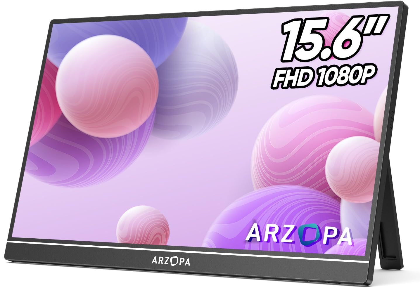 ARZOPA Mobile Mobile Portable IPS LCD Portable USB Compatible with Monitor, 15.6 Inch, Display, Monitor, Non-Glossy Panel, 1920x1080FHD, Monitor, чорний
ARZOPA Mobile Mobile Portable IPS LCD Portable USB Compatible with Monitor, 15.6 Inch, Display, Monitor, Non-Glossy Panel, 1920x1080FHD, Monitor, чорний