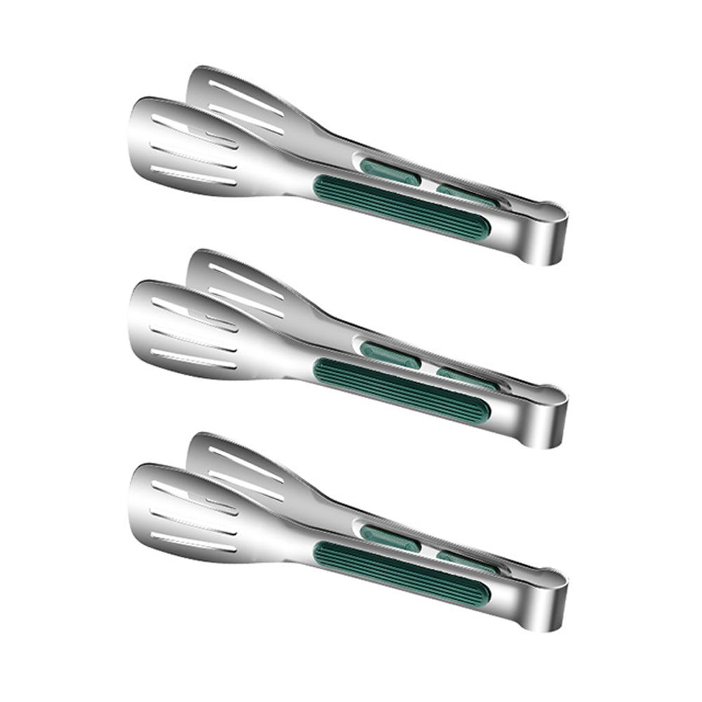3Pcs Anti Slip Cooking Serving Tongs Stainless Steel Food Clip Bread Salad Tong Heat-Resistant Barbecue Clips Kitchen Tools
3Pcs Anti Slip Cooking Serving Tongs Stainless Steel Food Clip Bread Salad Tong Heat-Resistant Barbecue Clips Kitchen Tools