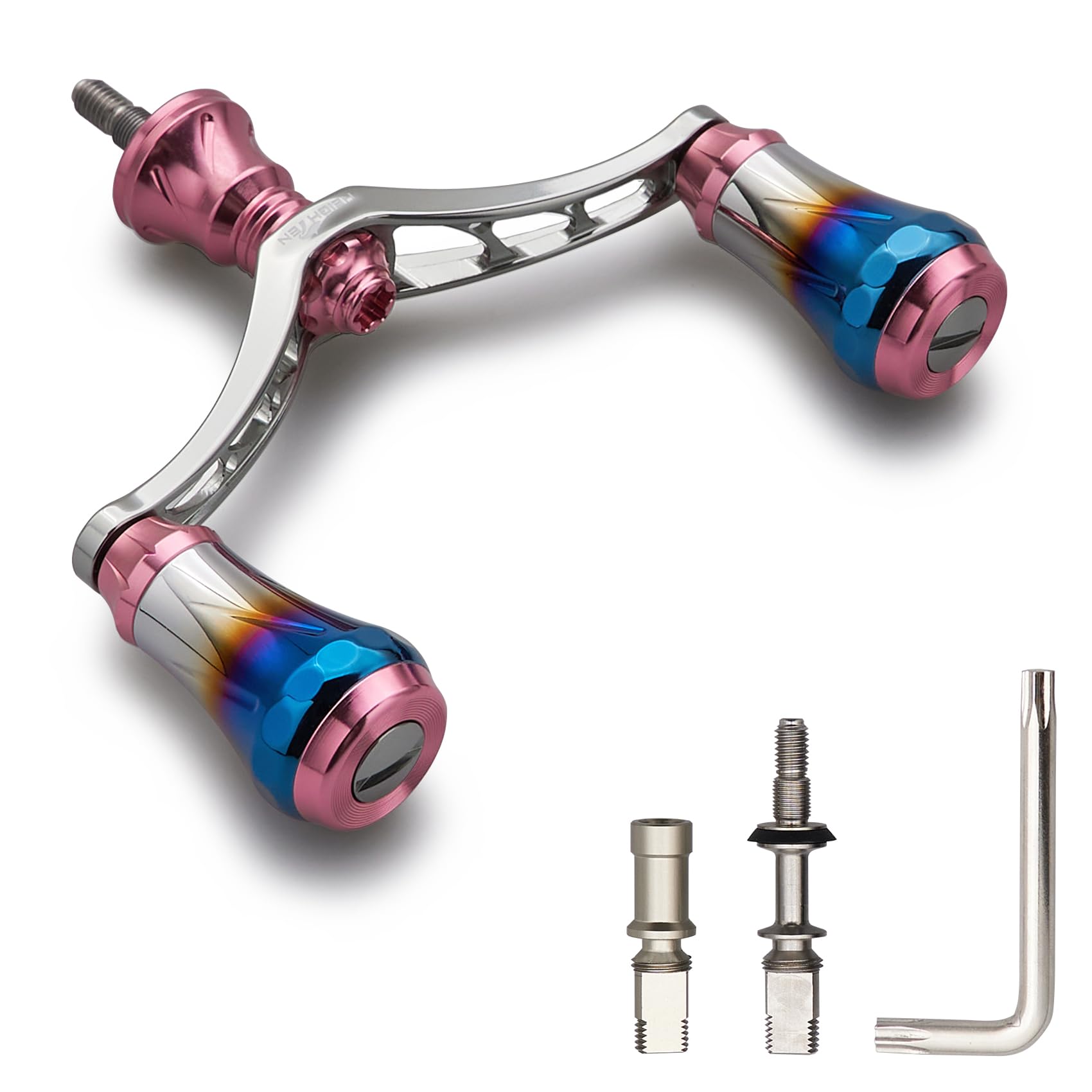 HEIGHTEN Рукоятка катушки Авиационный алюминий Shimano Daiwa Универсальная Спиннинговая катушка Арка Розовый Аврора Графитовый V3.0 80/98мм (сакура (Ручка) & (Ручка), 80мм)
HEIGHTEN Рукоятка катушки Авиационный алюминий Shimano Daiwa Универсальная Спиннинговая катушка Арка Розовый Аврора Графитовый V3.0 80/98мм (сакура (Ручка) & (Ручка), 80мм)