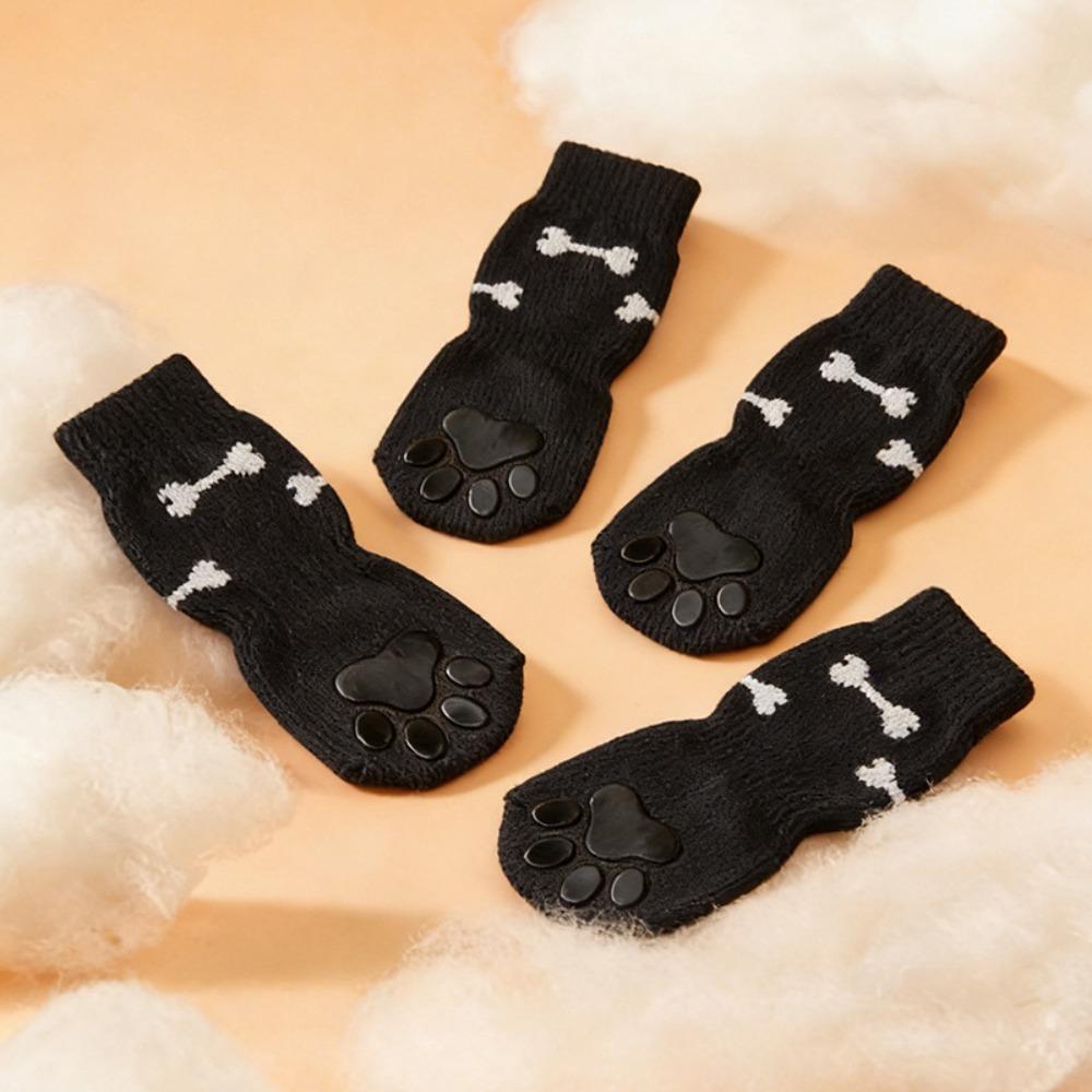 4Pcs Premium Anti-Slip Cozy Dog Socks Anti-Scratch Adjustable Band Noiseless Pet Socks Cotton Anti-dirt Dog Paw Covers Indoor XS чорний
4Pcs Premium Anti-Slip Cozy Dog Socks Anti-Scratch Adjustable Band Noiseless Pet Socks Cotton Anti-dirt Dog Paw Covers Indoor XS чорний