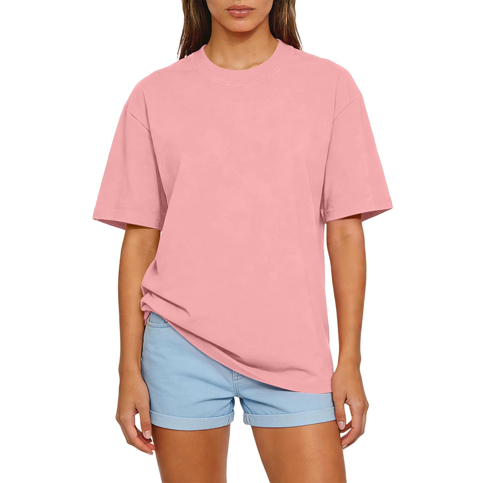 Unisex Color Casual Fashion Top Short Sleeved T-shirt M рожевий
Unisex Color Casual Fashion Top Short Sleeved T-shirt M рожевий