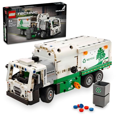 LEGO Technic Mack® LR Electric Garbage Truck, a great toy for birthdays and birthdays, made of blocks for boys and girls ages 8, 9, and 10. Perfect fo
LEGO Technic Mack® LR Electric Garbage Truck, a great toy for birthdays and birthdays, made of blocks for boys and girls ages 8, 9, and 10. Perfect fo