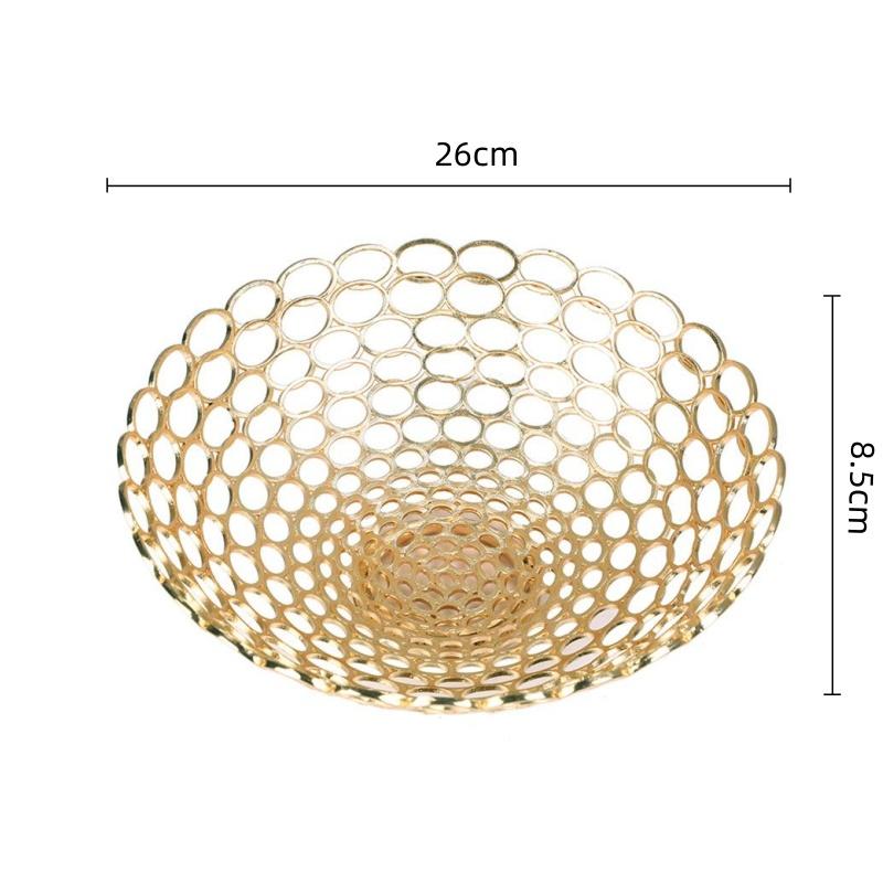 Metal Fruit Plate Gold Circular Hollowed-out Bowl Fruit Plate Candy Desktop Storage Container Kitchen Organizer Trays Decorative золотой
Metal Fruit Plate Gold Circular Hollowed-out Bowl Fruit Plate Candy Desktop Storage Container Kitchen Organizer Trays Decorative золотой