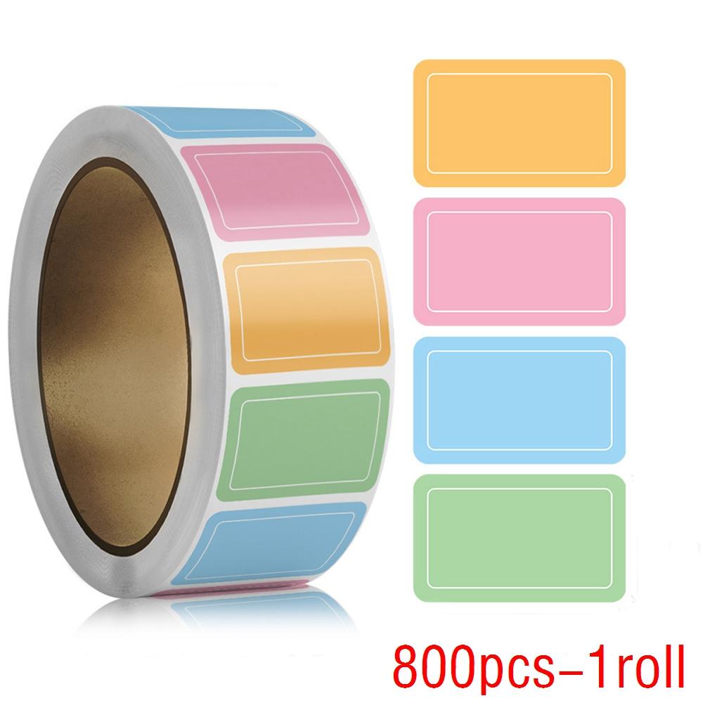 100-800pcs Stickers Colorful Label Stickers Waterproof Self-Adhesive Logo Handwritten Name Name Stickers Index Stickers
100-800pcs Stickers Colorful Label Stickers Waterproof Self-Adhesive Logo Handwritten Name Name Stickers Index Stickers