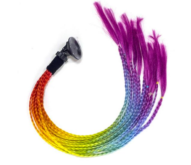 «Съемные дреды на присосках для мотоциклетных шлемов — модный парик с хвостиком»
«Съемные дреды на присосках для мотоциклетных шлемов — модный парик с хвостиком»