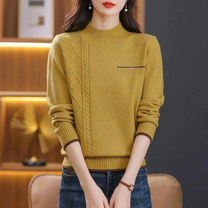 Осенне-зимняя женская модная повседневная трикотажная рубашка с полуводолазкой S
Осенне-зимняя женская модная повседневная трикотажная рубашка с полуводолазкой S