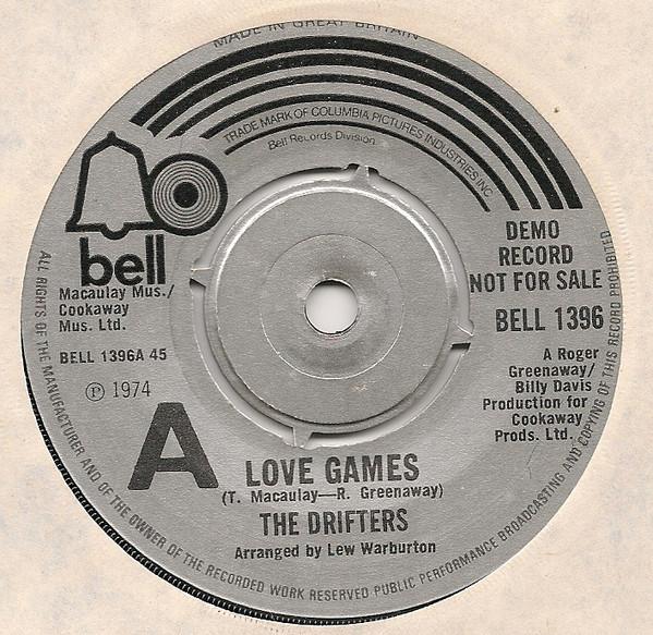 7inch Record DRIFTERS - Love Games BELL1396PROMO Bell Records 1975 UK Soul/Funk Used
7inch Record DRIFTERS - Love Games BELL1396PROMO Bell Records 1975 UK Soul/Funk Used