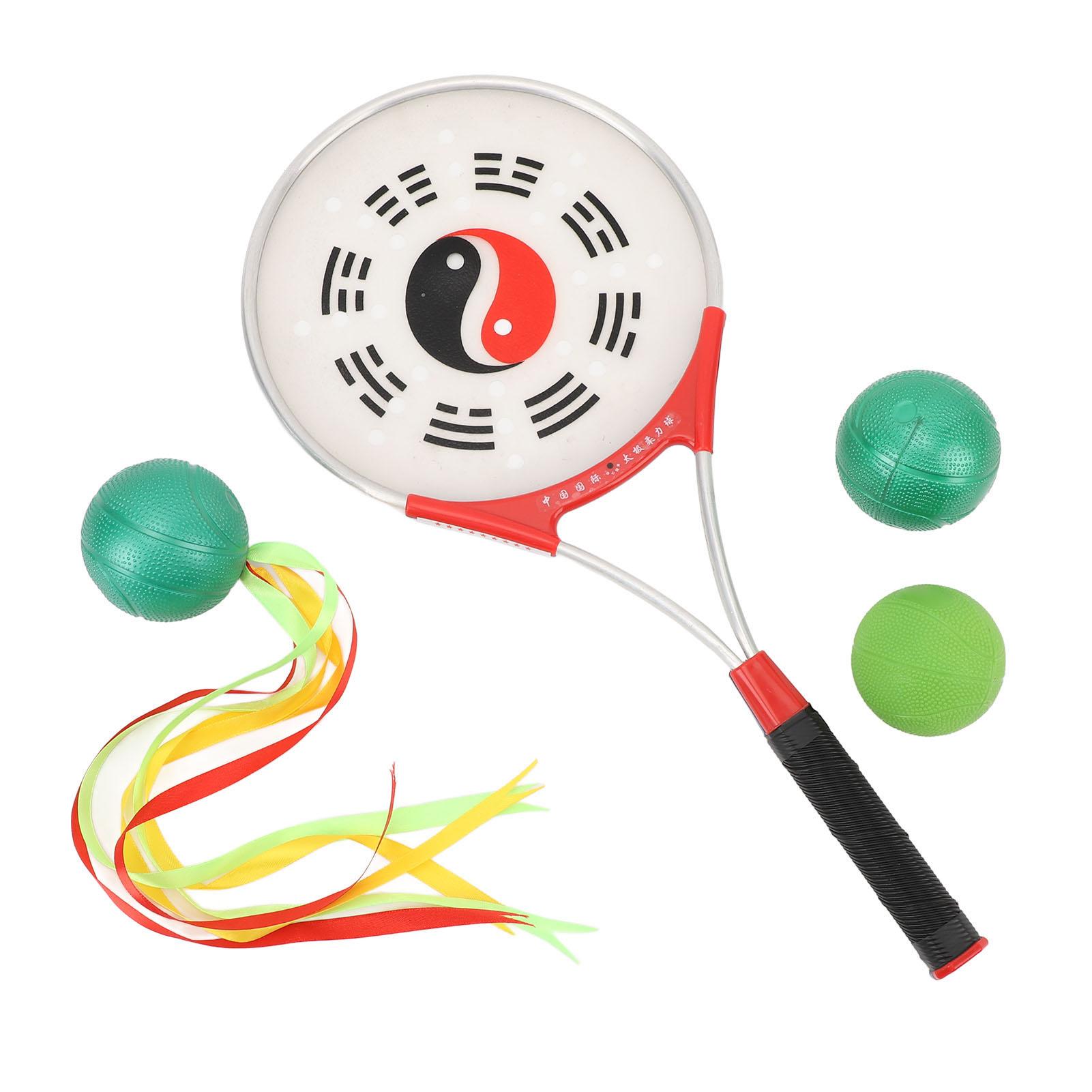 Tai Chi Racket Soft Lightweight Aluminium Alloy Tai Chi Ball Racket Set for Elderly Exercise Fitness
Tai Chi Racket Soft Lightweight Aluminium Alloy Tai Chi Ball Racket Set for Elderly Exercise Fitness