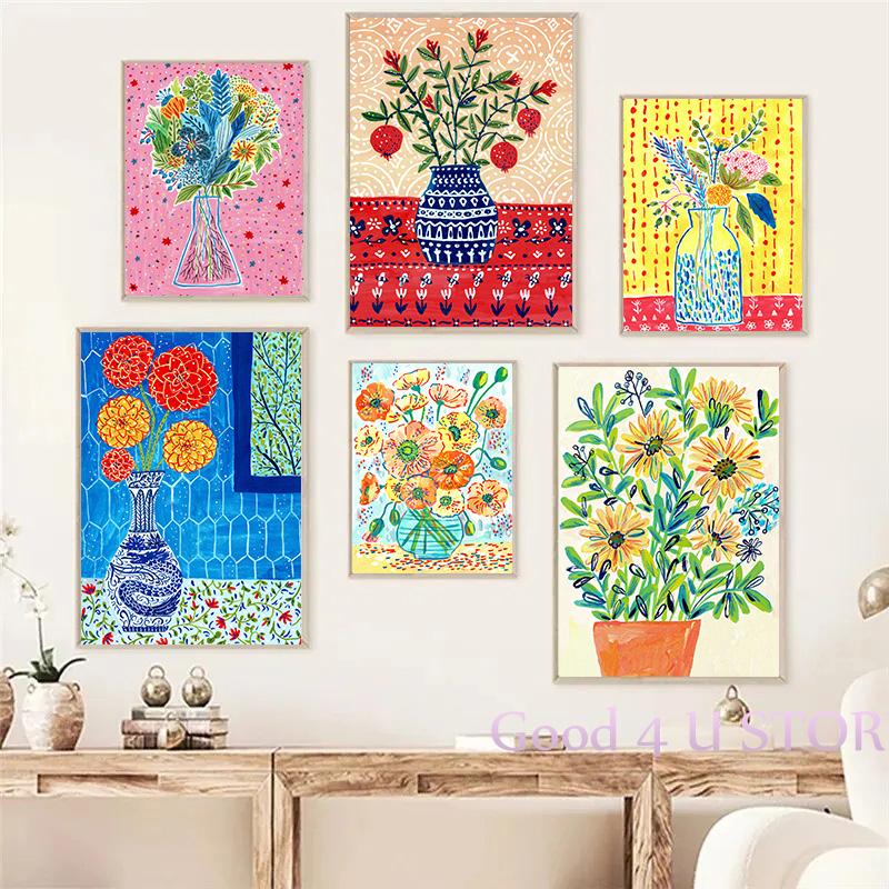 Greek Bouquet Plants Pomegranate Flower Dahila Vase Boho Botanical Poster Canvas Painting Wall Art Pictures Home Decor Gift 21cm×30cm NoFrame
Greek Bouquet Plants Pomegranate Flower Dahila Vase Boho Botanical Poster Canvas Painting Wall Art Pictures Home Decor Gift 21cm×30cm NoFrame