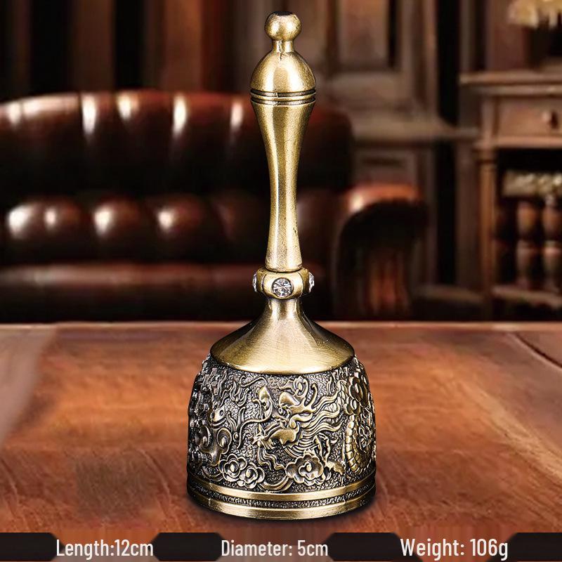 Bronze Dragon & Phoenix Bell - Embossed Metal Hand-Crank Bell for Restaurants, Bars, Dining Tables, and Classrooms
Bronze Dragon & Phoenix Bell - Embossed Metal Hand-Crank Bell for Restaurants, Bars, Dining Tables, and Classrooms