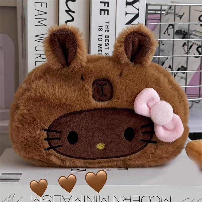 Милий плюшевий пенал Hello Kitty Мультяшна косметичка Велика місткість Канцелярські товари Косметика Пенал Сумка для зберігання Подарунок
Милий плюшевий пенал Hello Kitty Мультяшна косметичка Велика місткість Канцелярські товари Косметика Пенал Сумка для зберігання Подарунок