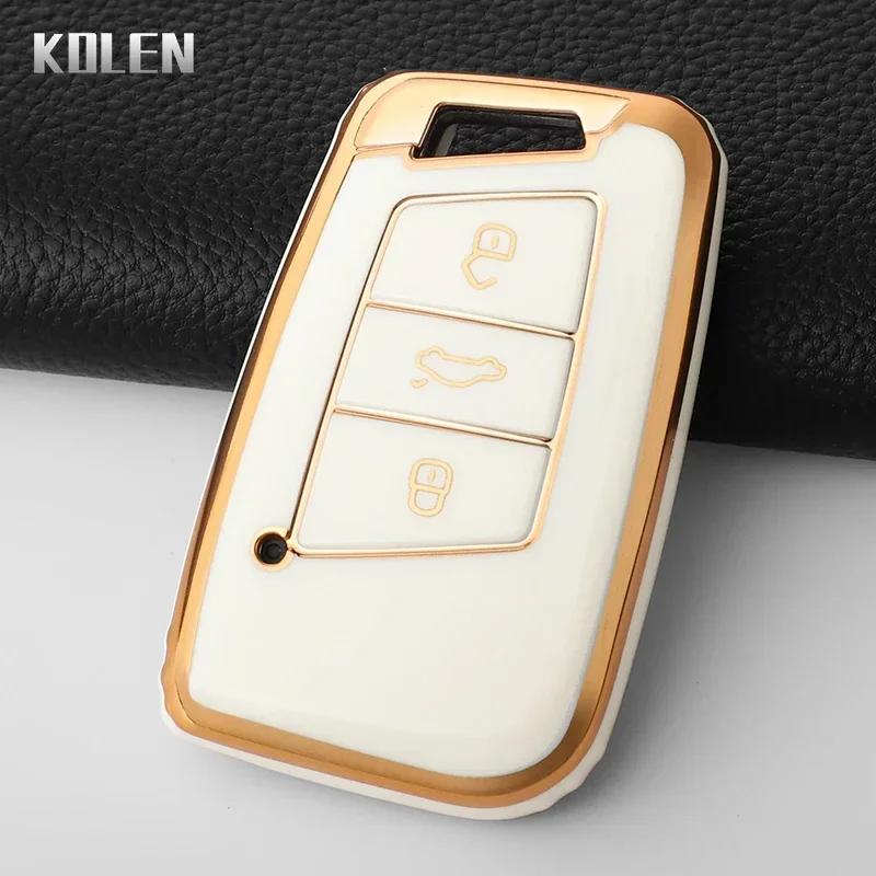 Tpu Car Remote Key Case Cover Protected Shell Fob Accessories Keychain For Volkswagen Vw Magotan Passat B8 For Skoda Superb A7
Tpu Car Remote Key Case Cover Protected Shell Fob Accessories Keychain For Volkswagen Vw Magotan Passat B8 For Skoda Superb A7