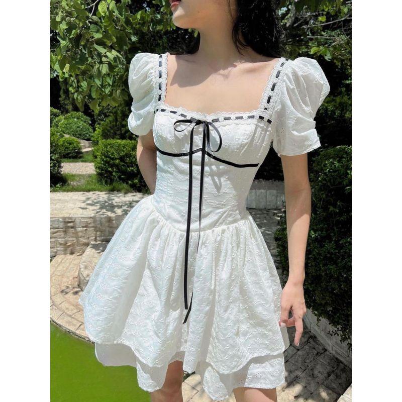 Age-Reducing White Moonlight Cream Series Cake Dress Fairy Lace Cream Embroider White Dress L
Age-Reducing White Moonlight Cream Series Cake Dress Fairy Lace Cream Embroider White Dress L