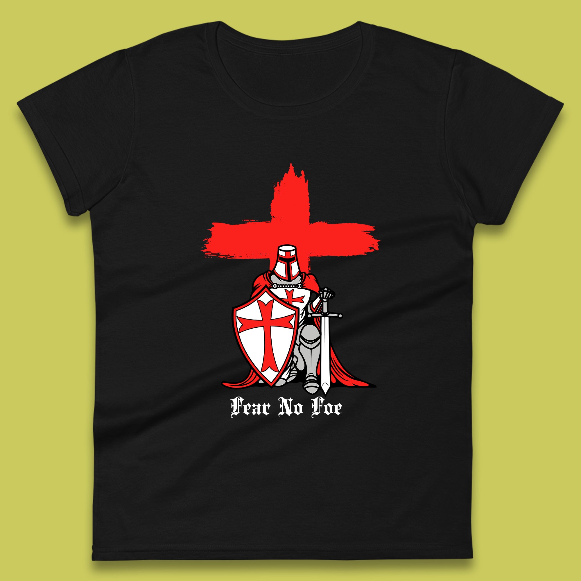 Fear No Foe St George s Day Womens T-Shirt Mens Tops Tees Unisex XL
Fear No Foe St George s Day Womens T-Shirt Mens Tops Tees Unisex XL