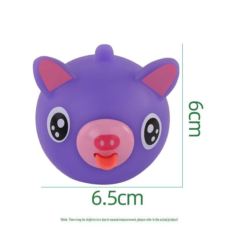 Іграшка для декомпресії з вінілового мультфільму Тварина з висунутим язиком, кричаща свиня . Little фіолетовий
Іграшка для декомпресії з вінілового мультфільму Тварина з висунутим язиком, кричаща свиня . Little фіолетовий