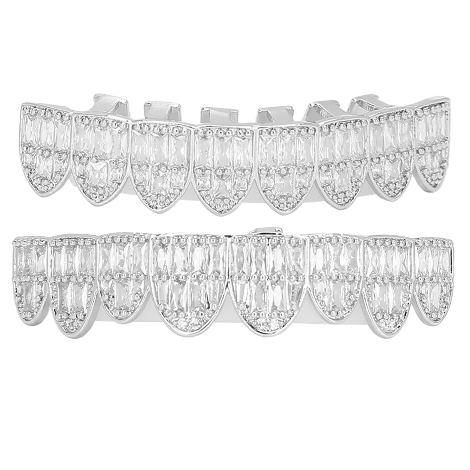 Покрытие зубов брекеты набор модные металлические украшения для зубов ювелирные изделия для вечеринки на Хэллоуин серебро
Покрытие зубов брекеты набор модные металлические украшения для зубов ювелирные изделия для вечеринки на Хэллоуин серебро