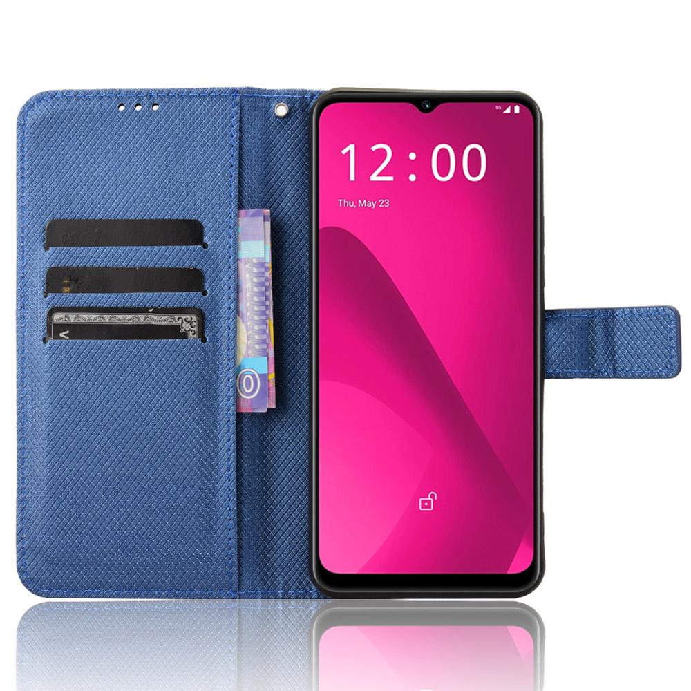 For T-Mobile REVVL 7/T Phone 2 5G Case Leather Stand Wallet Phone Cover Diamond Texture Blue
For T-Mobile REVVL 7/T Phone 2 5G Case Leather Stand Wallet Phone Cover Diamond Texture Blue