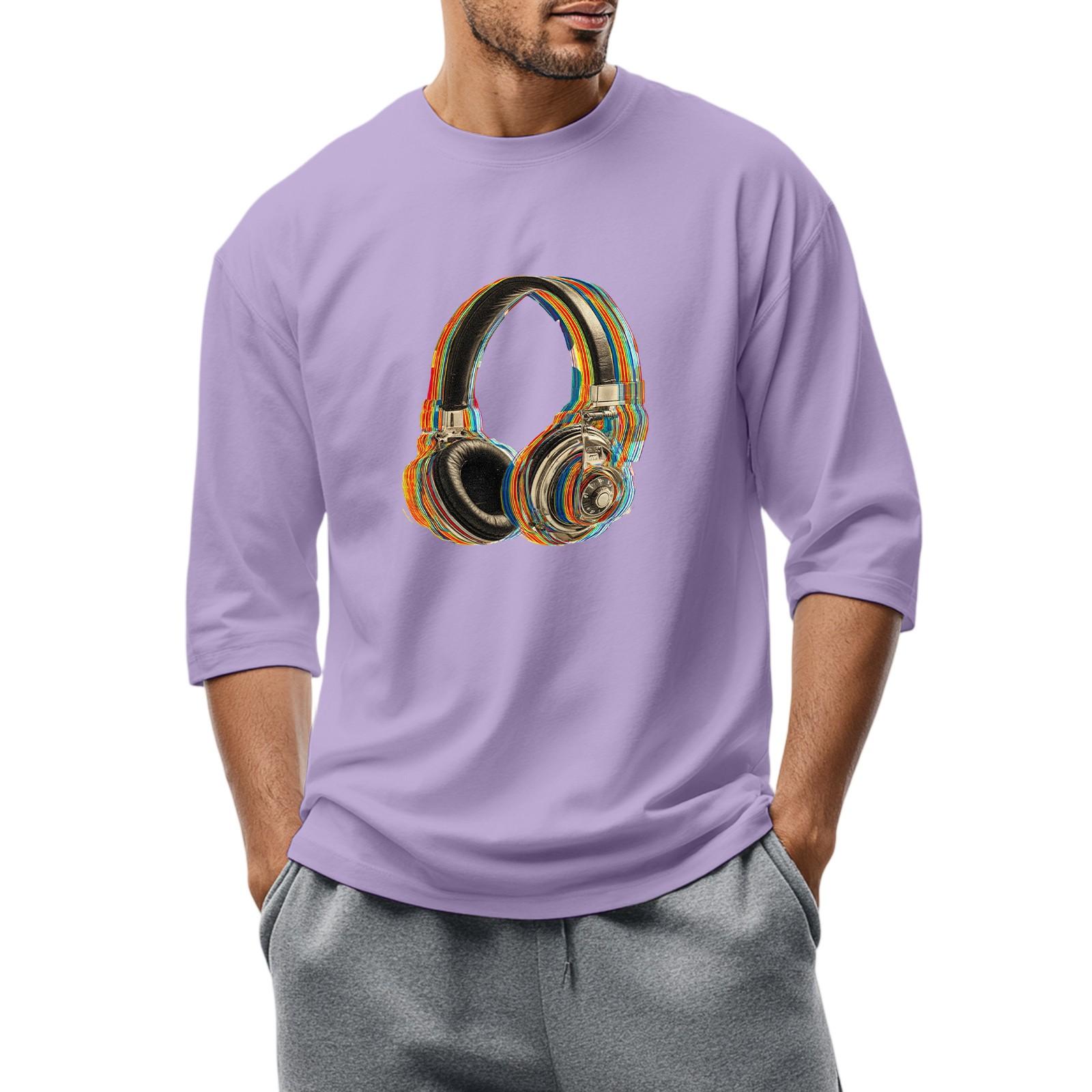 Men S Round Neck Three-Quarters Sleeve Top Casual Fashion T-Shirt L фіолетовий
Men S Round Neck Three-Quarters Sleeve Top Casual Fashion T-Shirt L фіолетовий
