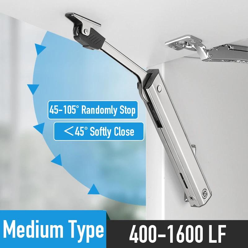Heavy Duty Hydraulic Cabinet Hinge Randomly Stop Soft Closing Kitchen Hinges Adjustable Door Support Lift Up Door Hardware
Heavy Duty Hydraulic Cabinet Hinge Randomly Stop Soft Closing Kitchen Hinges Adjustable Door Support Lift Up Door Hardware