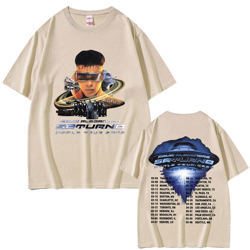 2025 Summer Rauw Alejandro Saturno World Tour Double Sided Print Tshirt Unisex Women Hip Hop Male Oversized Leisure Short Sleeve 4XL
2025 Summer Rauw Alejandro Saturno World Tour Double Sided Print Tshirt Unisex Women Hip Hop Male Oversized Leisure Short Sleeve 4XL