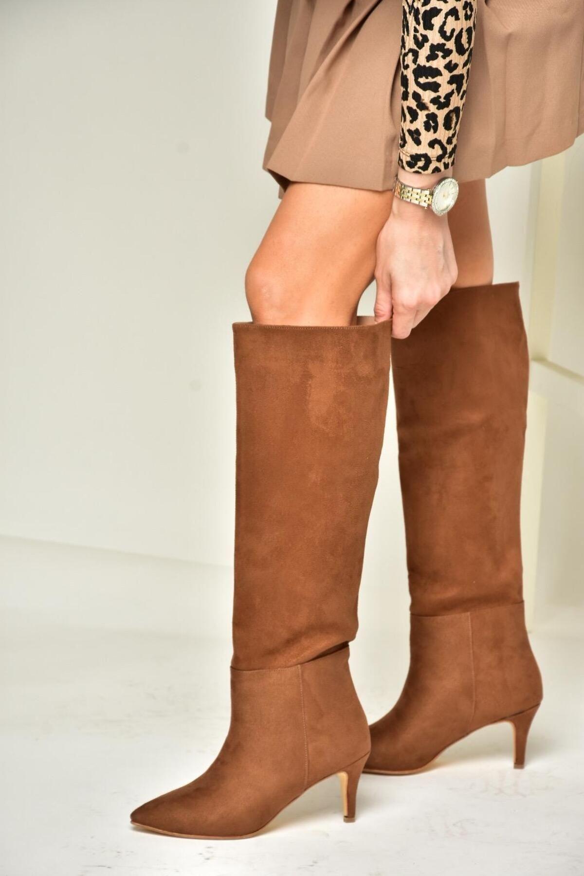 Women Modern Stylish Fashion Boots Boots Faux Leather Suede Tan Suede Low Heel Boots 36
Women Modern Stylish Fashion Boots Boots Faux Leather Suede Tan Suede Low Heel Boots 36