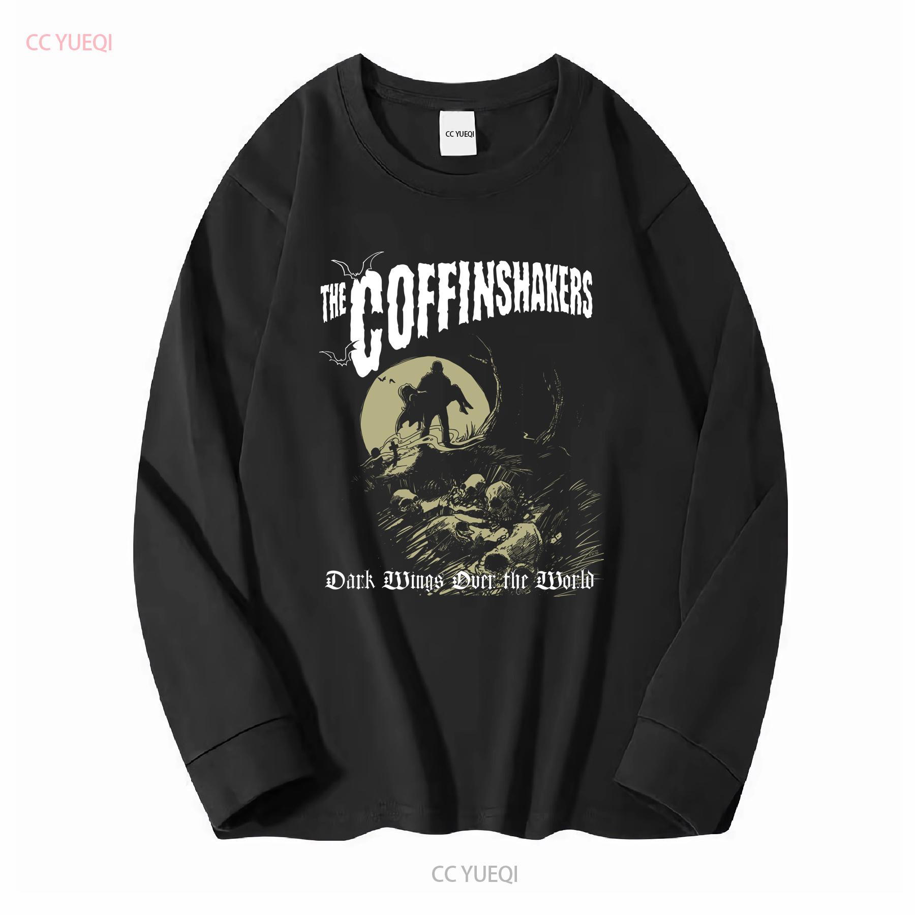 The Coffinshakers Dark Wings V2 Band poster album cover T shirt all sizes S 5XL vintage Washed Stylish homme fashion Stretched L
The Coffinshakers Dark Wings V2 Band poster album cover T shirt all sizes S 5XL vintage Washed Stylish homme fashion Stretched L