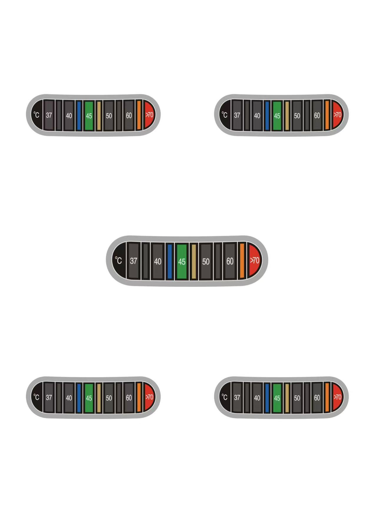 5PCS/10PCS 37-70℃ Cup Wall Sensor Color Changing Thermometer Temperature Measuring Stickers Milk Water Coffee For Home Kitchen
5PCS/10PCS 37-70℃ Cup Wall Sensor Color Changing Thermometer Temperature Measuring Stickers Milk Water Coffee For Home Kitchen