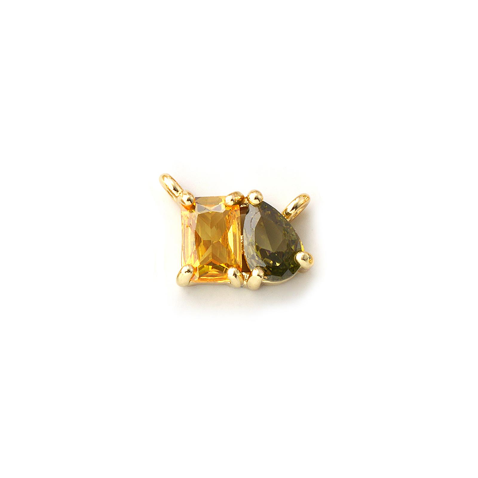 1 PC Brass & Cubic Zirconia Birthstone 12 Months Connectors Charms Pendants 18K Gold Plated Drop Charms DIY Necklace 10mm x 8mm
1 PC Brass & Cubic Zirconia Birthstone 12 Months Connectors Charms Pendants 18K Gold Plated Drop Charms DIY Necklace 10mm x 8mm