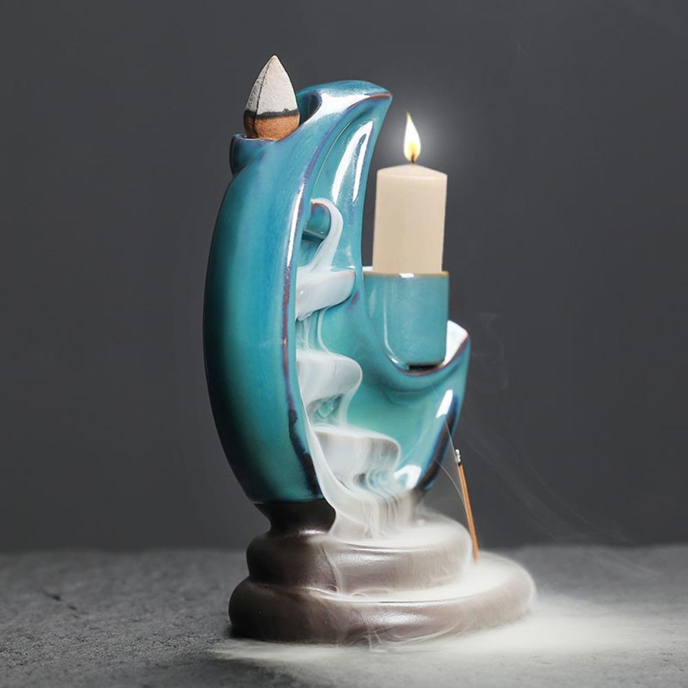 Exquisite Backflow Incense Burner Decoration Incense Stick Burner Ceramic Censer Bedroom Decor Ceramics
Exquisite Backflow Incense Burner Decoration Incense Stick Burner Ceramic Censer Bedroom Decor Ceramics