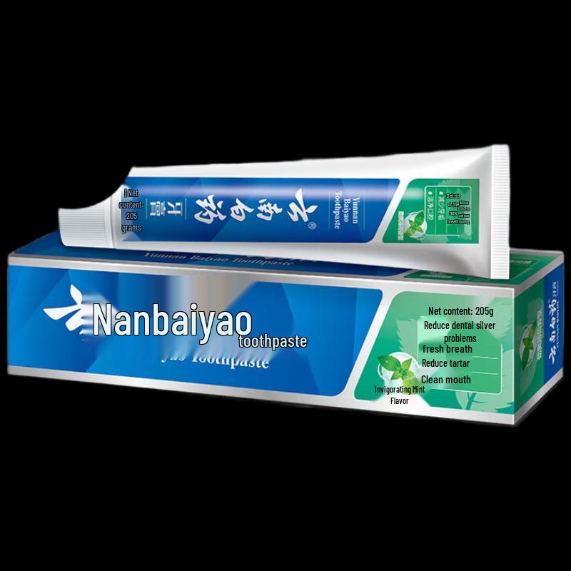 Yunnan Baiyao Refreshing Mint Toothpaste
Yunnan Baiyao Refreshing Mint Toothpaste