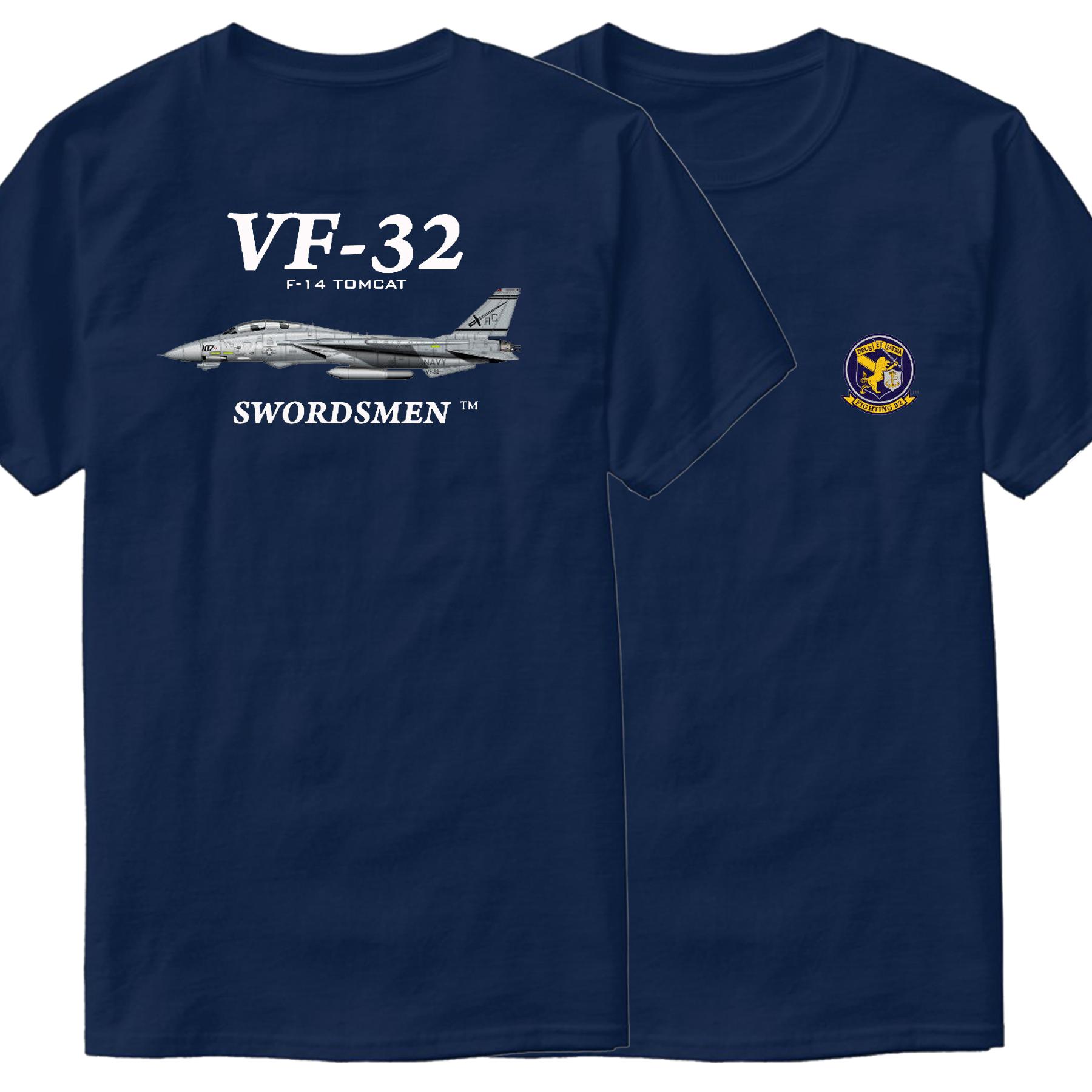 Naval VF32 Swordsmen Squadron F14 Tomcat Fighter TShirt Short Sleeve Casual 100 Cotton ONeck Summer Mens Tshirt 4XL
Naval VF32 Swordsmen Squadron F14 Tomcat Fighter TShirt Short Sleeve Casual 100 Cotton ONeck Summer Mens Tshirt 4XL