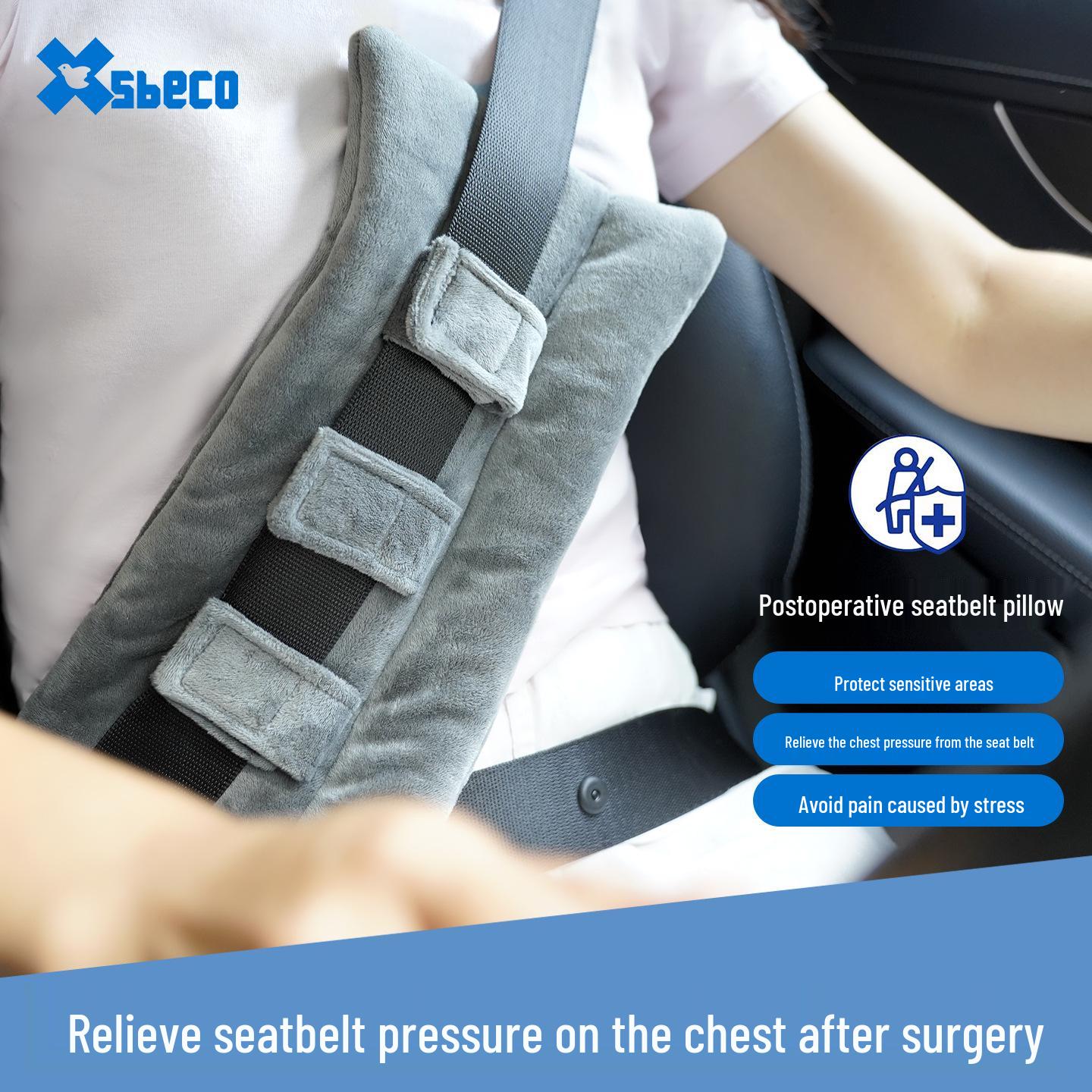 Mastectomy Seatbelt Cushion: Prevent Chafing, Protect Chest & Abdomen, Provide Post-Op Comfort 31cm x 16cm
Mastectomy Seatbelt Cushion: Prevent Chafing, Protect Chest & Abdomen, Provide Post-Op Comfort 31cm x 16cm