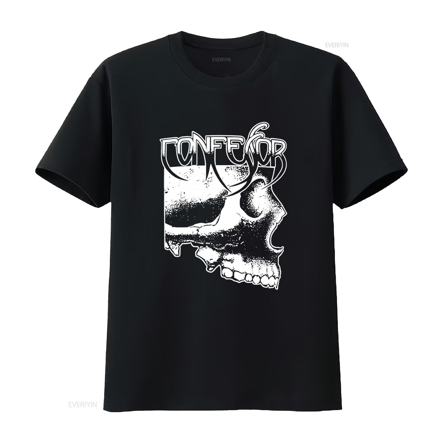 CONFESSOR CONDEMNED Black Skull Print T Shirt Front Back Design Medium vintage Washed Unisex Casual homme Versatile streetwear 4XL
CONFESSOR CONDEMNED Black Skull Print T Shirt Front Back Design Medium vintage Washed Unisex Casual homme Versatile streetwear 4XL