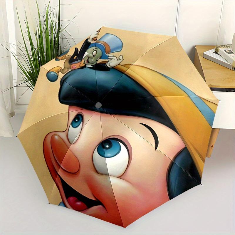 Pinocchio Jiminy Cricket Cartoon Umbrella, Portable 3-Fold Compact Umbrella, Suitable for Camping, Hiking and Travel, Ideal Easter Birthday
Pinocchio Jiminy Cricket Cartoon Umbrella, Portable 3-Fold Compact Umbrella, Suitable for Camping, Hiking and Travel, Ideal Easter Birthday