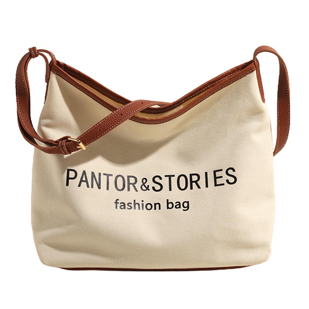 Women Canvas Elegant Handbag Letter Print Casual Tote Bag Large Capacity Trendy Satchel Bag Adjustable Strap for Party Vacation
Women Canvas Elegant Handbag Letter Print Casual Tote Bag Large Capacity Trendy Satchel Bag Adjustable Strap for Party Vacation
