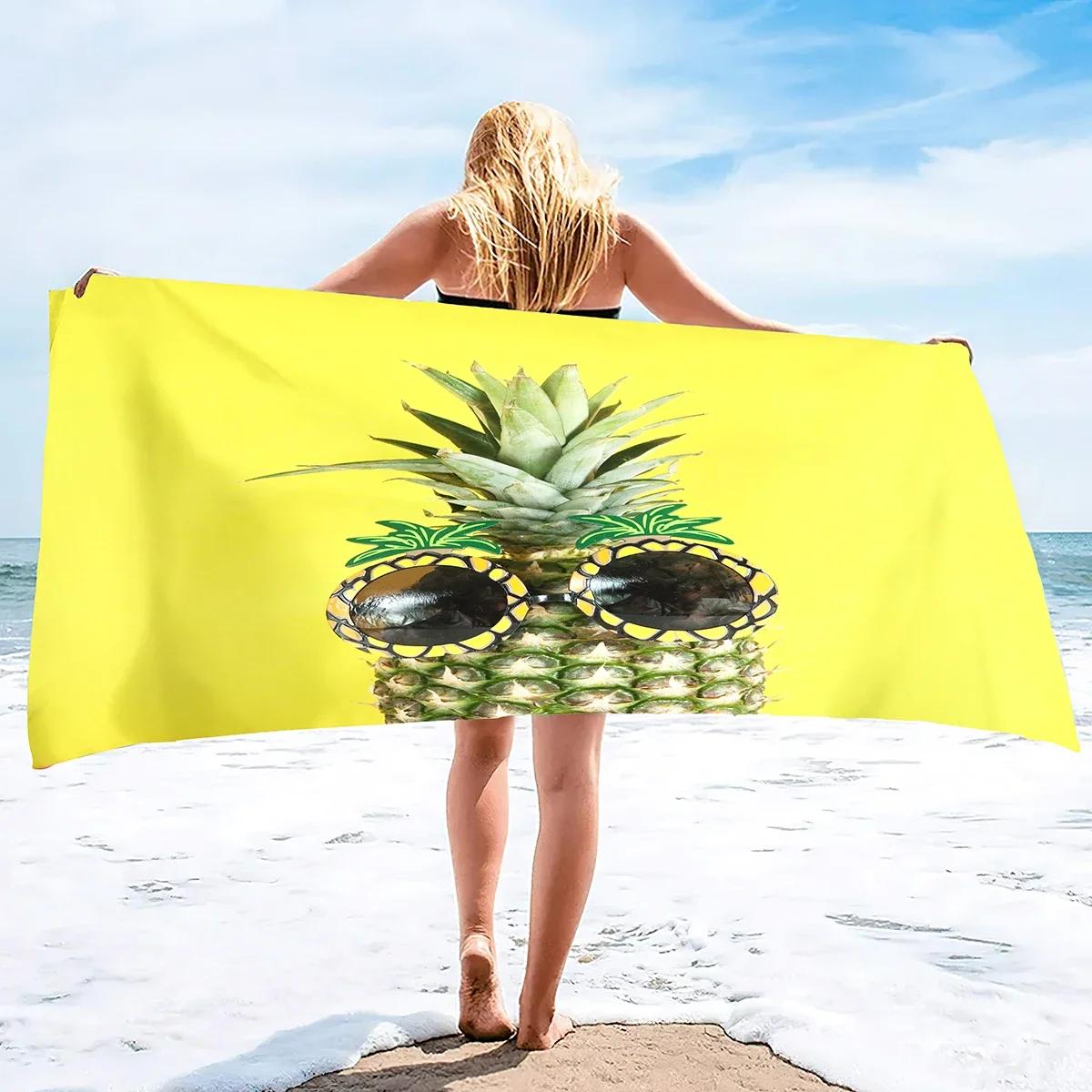 Pineapple Beach Towel ,Lightweight Microfiber Absorbent Quick Dry Sand Free Blanket Towels,Soft Pool Travel Bath Swim Towels W40*H60(CM)
Pineapple Beach Towel ,Lightweight Microfiber Absorbent Quick Dry Sand Free Blanket Towels,Soft Pool Travel Bath Swim Towels W40*H60(CM)