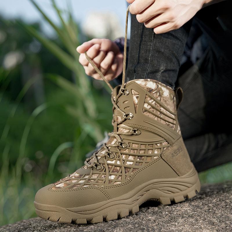 2025 tactical boots combat boots outdoor mountaineering medium and high-top military fans field special forces desert training shoes 47 чорний
2025 tactical boots combat boots outdoor mountaineering medium and high-top military fans field special forces desert training shoes 47 чорний