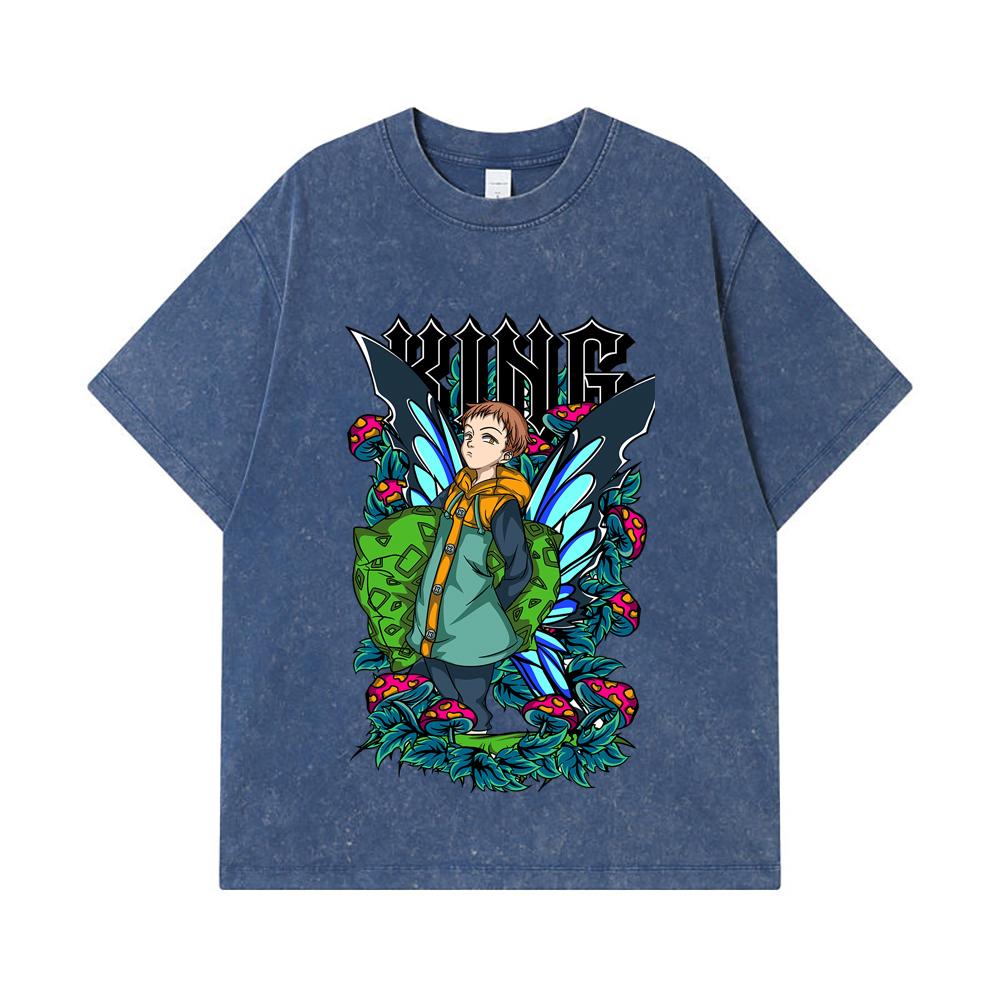 275 GSM Washed T-shirts 100% Cotton Seven Deadly Sins V6 King Print Unisex Heavy Cotton T Shirt 2XL королівський синій колір
275 GSM Washed T-shirts 100% Cotton Seven Deadly Sins V6 King Print Unisex Heavy Cotton T Shirt 2XL королівський синій колір