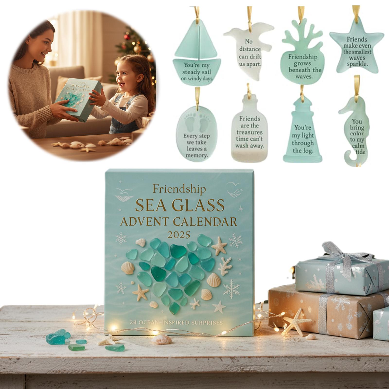 Friendship Sea Glass Advent Calendar 2025 Ocean-Themed Countdown Calendar for Christmas Tree Decor China Mainland
Friendship Sea Glass Advent Calendar 2025 Ocean-Themed Countdown Calendar for Christmas Tree Decor China Mainland