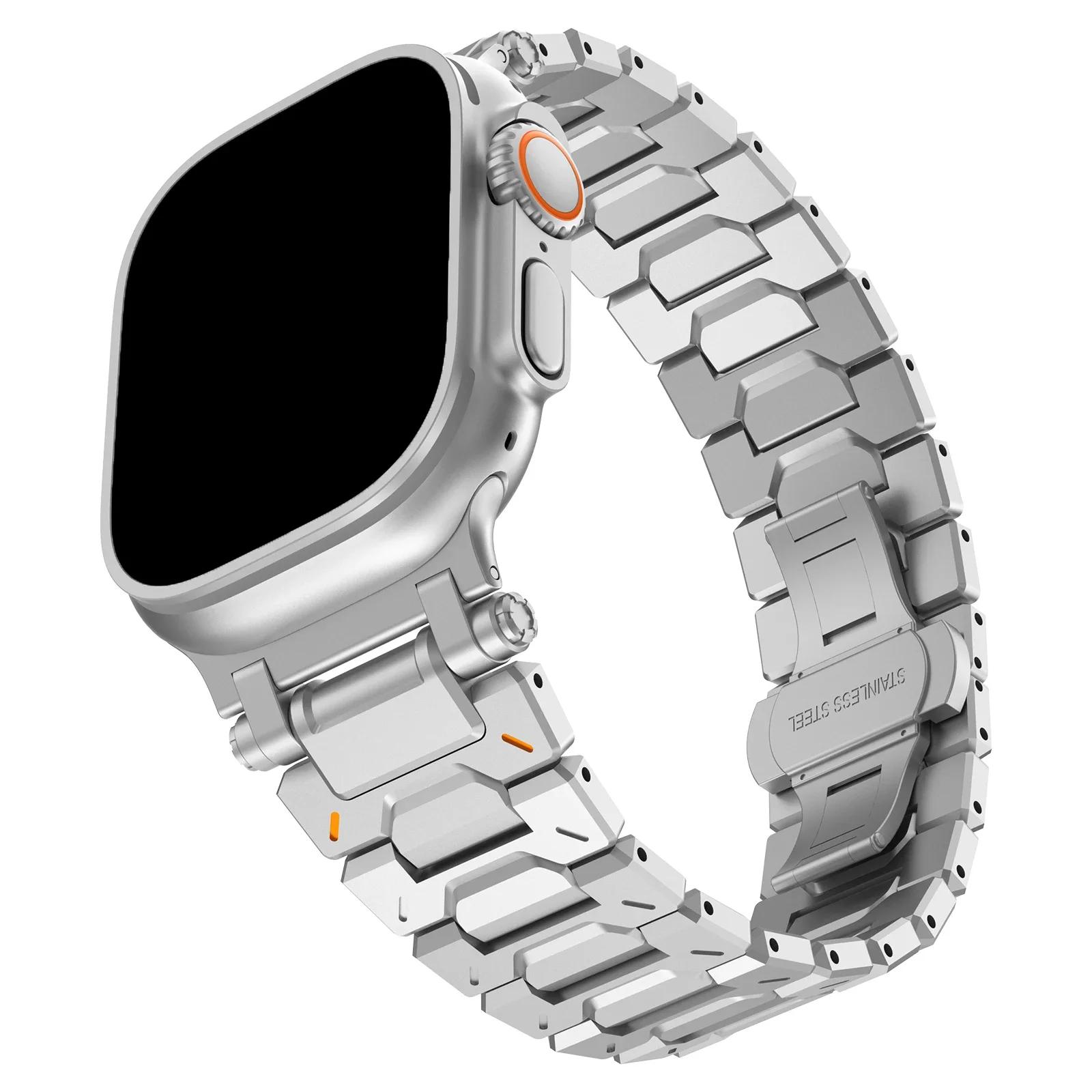Luxury Bracelet For Apple Watch Ultra 2 1 49mm Band For iWatch Series 10 46mm 9 8 7 6 5 Se 44mm 45mm 42mm Stainless Steel Strap 44 45 46 49mm срібний
Luxury Bracelet For Apple Watch Ultra 2 1 49mm Band For iWatch Series 10 46mm 9 8 7 6 5 Se 44mm 45mm 42mm Stainless Steel Strap 44 45 46 49mm срібний