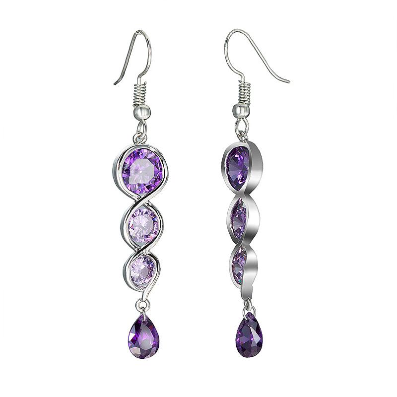 HuiSept Earrings Silver 925 Jewelry Geometric Shape Amethyst Gemstone Long Style Drop Earrings for Women Wedding Party Wholesale
HuiSept Earrings Silver 925 Jewelry Geometric Shape Amethyst Gemstone Long Style Drop Earrings for Women Wedding Party Wholesale