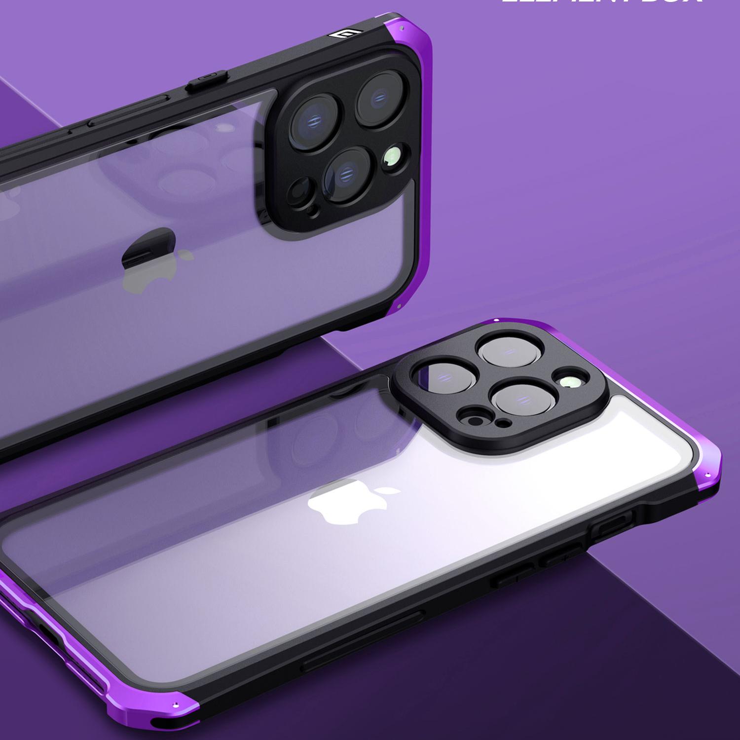 ELEMENT BOX For iPhone 14 Pro Drop Protection 3-Piece Design Mobile Cover Metal +Tempered Glass Cell Phone Back Case Cover Black Gold
ELEMENT BOX For iPhone 14 Pro Drop Protection 3-Piece Design Mobile Cover Metal +Tempered Glass Cell Phone Back Case Cover Black Gold
