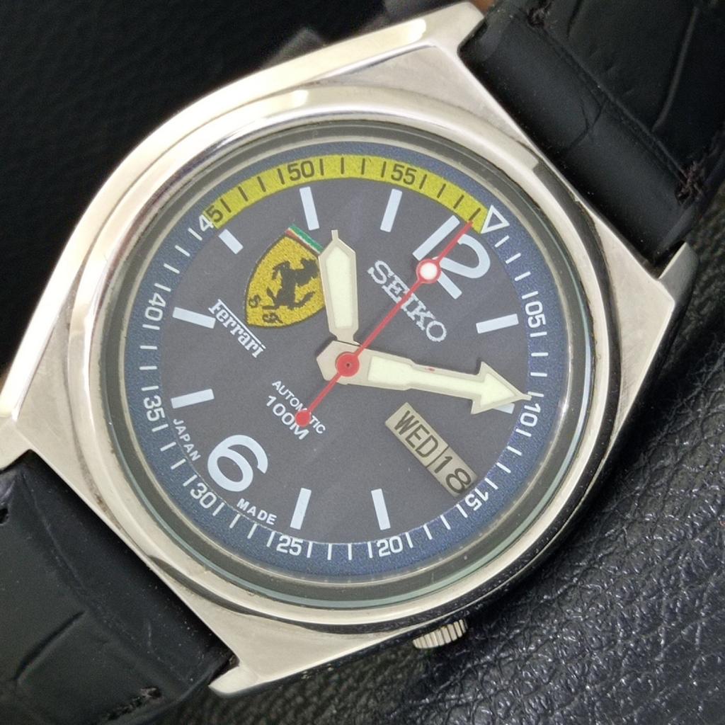 АВТОМАТИЧЕСКИЕ ВИНТАЖНЫЕ ЧАСЫ SEIKO JAPAN 7009A МУЖСКИЕ С ЦИФЕРБЛАТОМ FERRARI a700407-5 R203-a700407
АВТОМАТИЧЕСКИЕ ВИНТАЖНЫЕ ЧАСЫ SEIKO JAPAN 7009A МУЖСКИЕ С ЦИФЕРБЛАТОМ FERRARI a700407-5 R203-a700407