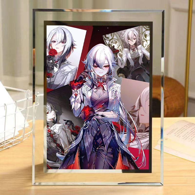 Фоторамка Genshin Impact s Servant Arlecchino Crystal, украшение для рабочего стола, креативный подарок на день рождения 5-inch glass photo frame
Фоторамка Genshin Impact s Servant Arlecchino Crystal, украшение для рабочего стола, креативный подарок на день рождения 5-inch glass photo frame