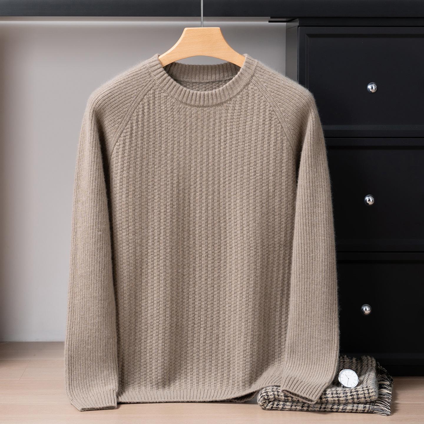 New cashmere sweater men s pure cashmere three-strand thickened round neck Korean version knitted sweater with shoulder sleeves and jacquard XXXL
New cashmere sweater men s pure cashmere three-strand thickened round neck Korean version knitted sweater with shoulder sleeves and jacquard XXXL