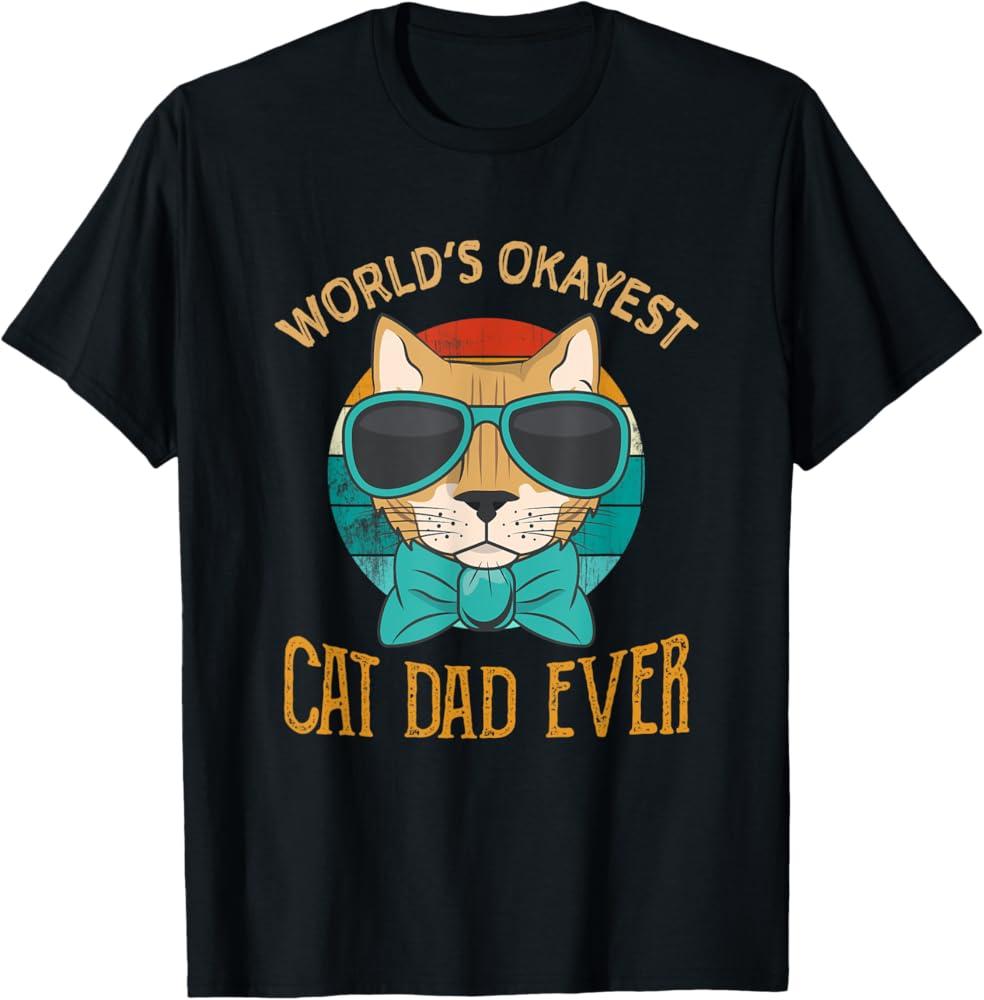 Korean Style Versatile Fashion Retro World s Okayest Cat Dad Ever T-Shirt Sunglasses Cat Graphic Short Sleeve Tee for Men Women S разноцветный
Korean Style Versatile Fashion Retro World s Okayest Cat Dad Ever T-Shirt Sunglasses Cat Graphic Short Sleeve Tee for Men Women S разноцветный