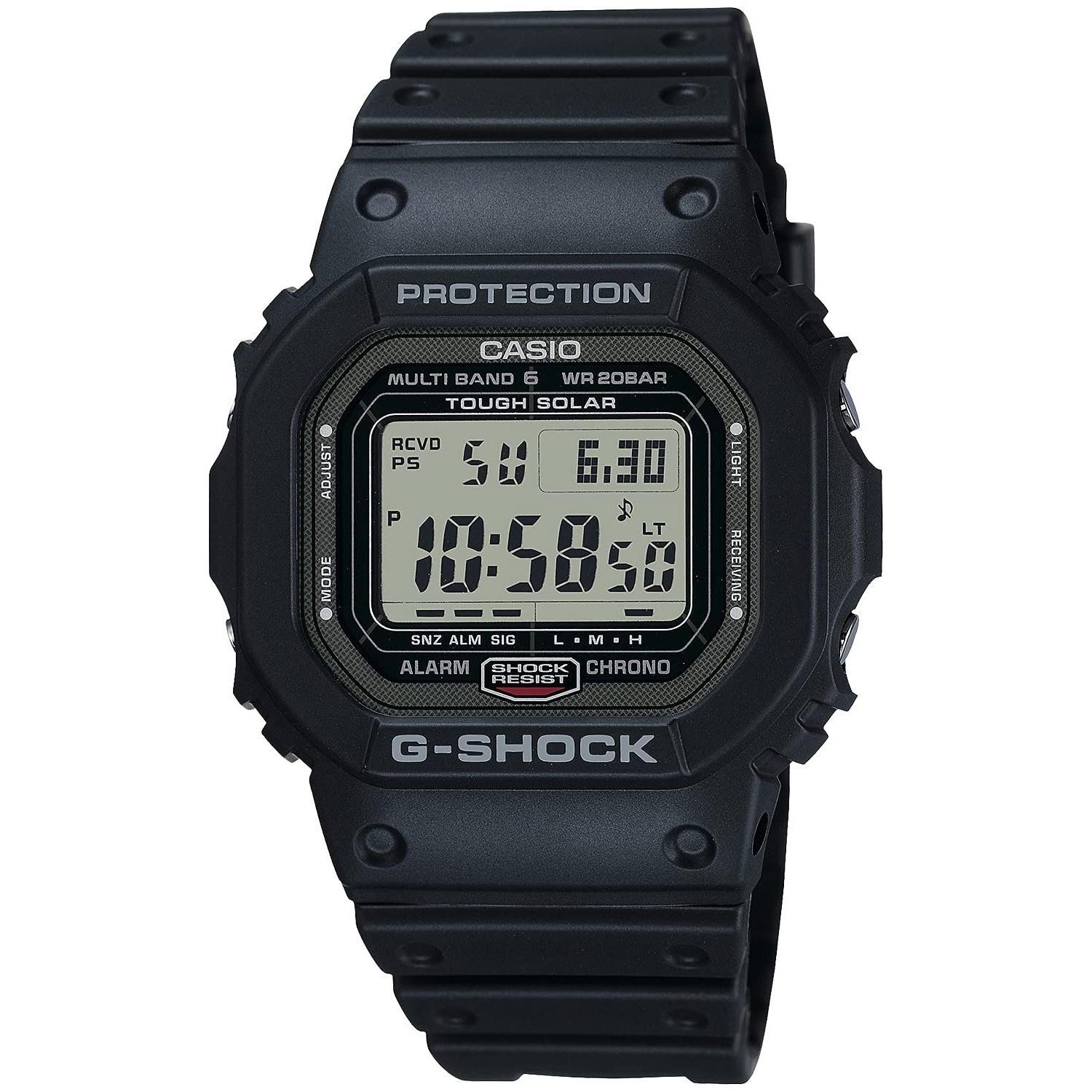 Casio G-Shock wristwatch domestic genuine product made Japan radio solar metal case screw back model GW-5000U-1JF mens black.
Casio G-Shock wristwatch domestic genuine product made Japan radio solar metal case screw back model GW-5000U-1JF mens black.