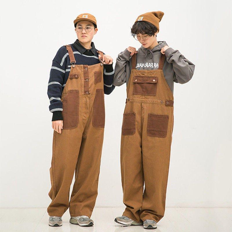 Комбинезон унисекс из японского хлопка в стиле ретро оранжево-коричневого цвета - свободный прямой крой XL коричневый
Комбинезон унисекс из японского хлопка в стиле ретро оранжево-коричневого цвета - свободный прямой крой XL коричневый